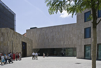 Bild Jüdisches Museum München Außenaufnahme – © Franz Kimmel