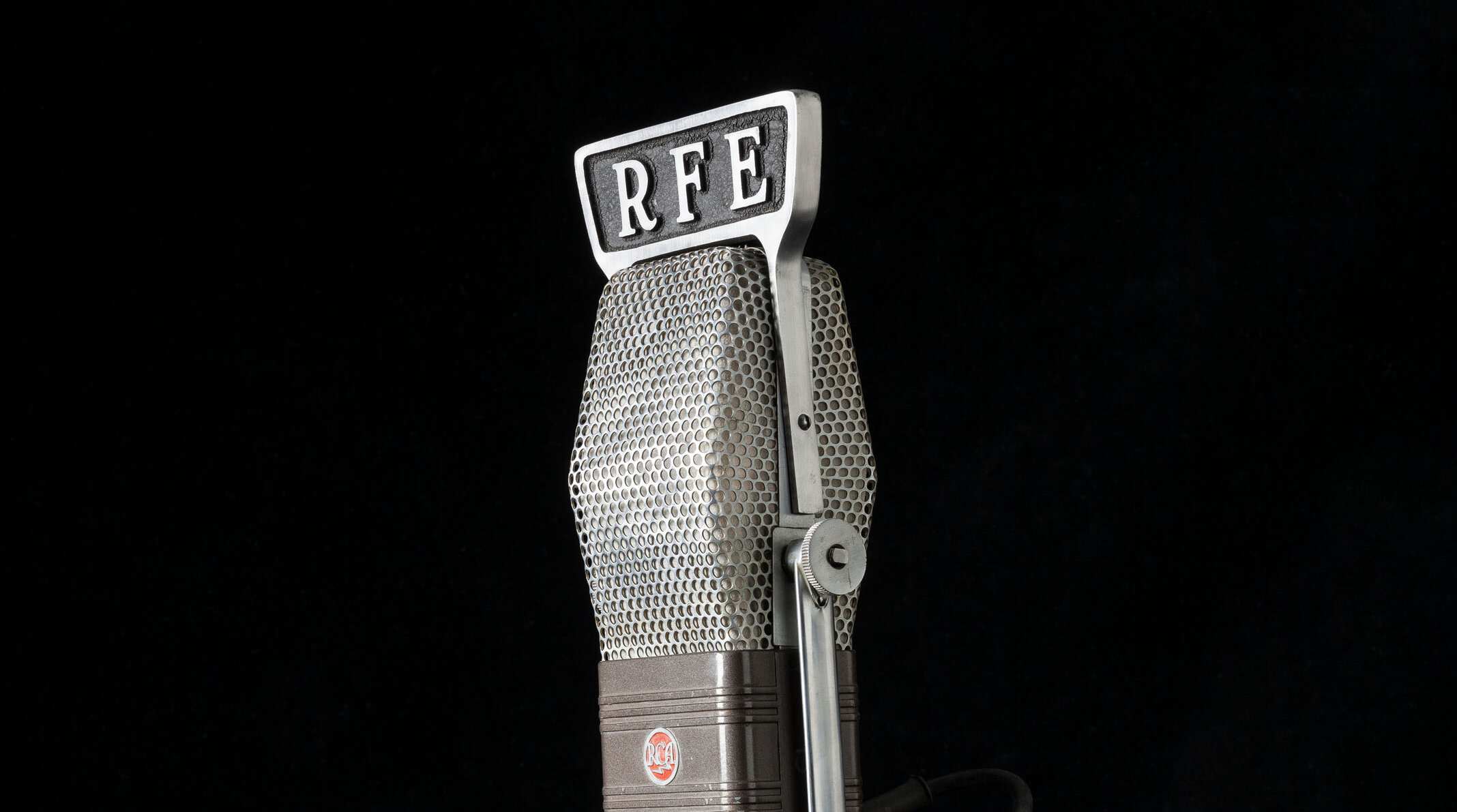 Mikrofon von Radio Free Europe, um 1960. © Münchner Stadtmuseum