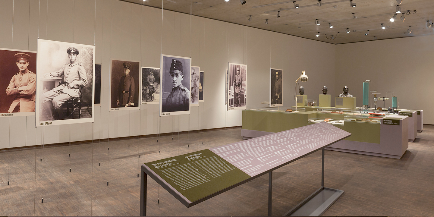 Blick in die Ausstellung »Krieg! Juden zwischen den Fronten 1914-1918« © Franz Kimmel